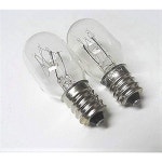 전구의 새로운 일반 나사 2개, 15W, 110V/120V, 베이스 7/16 , 주키, 네치, 뉴 홈, 싱어, 바이킹, 화이트 재봉틀 등과 호환 가능 : 하늘공간 길