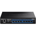 TRENDNet 8포트 10G 레이어 2 관리 SFP 스위치, TL2-F7080, 포트 8개, 웹 기반 관리, NDAA TAA 호환, 160Gbps, 허브, 이더넷 스플리터... 