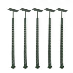 5팩 모델 철도 조명, 격자형 마스트 램프 트랙 게이지 HO 스케일 레이아웃 건물 장식 13 5cm : 하늘공간 길