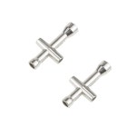 2PCS 크로스 렌치 육각 소켓 4mm 5mm 5 7mm 수리 도구 1/10 RC 카 D90 SCX10 크롤러 교체 부품 Other : 하늘공간 길