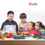 끄레블 창의블록 스탠다드(CK-180) : 유아교구 유아장난감 창의력 교육용블럭 집콕놀이 조카선물 : 끄레블