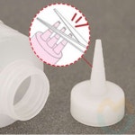 굿토스 소스통 계량컵뚜껑 중 400ml 양념통 기름병 : 굿토스