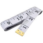 보호 PCV 인치 테이프 의류 소프트 작은 바느질 5m 환경 노란색 플라스틱 흰색 3m 줄자 1pc 2cmX300cm white : 더원에디션