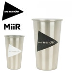 앤드원더x미어  and wander × MiiR  16oz 스테인리스 컵 : 바리바리숍