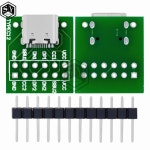 USB TYPE-C-DIP PCB 커넥터 핀보드 테스트 솔더 암 딥 핀 헤더 어댑터, 1 개, 5 개 : 비스타무역