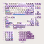 Soulcat 고함량 PBT 염료승화 + PC 영문 키캡 167키 (아케이드 고양이) : spm