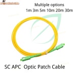 단일 모드 단면 광섬유 SC APC 광학 패치 : 수니물산