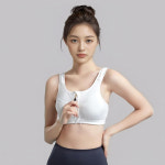 후크형스포츠브라 앞지퍼 스포츠브라 하이서포트 헬스 요가 필라테스 브라탑 브래지어 : 코아72