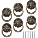 청동 빈티지 28mm 브론즈컬러 6Pcs 사각 DIY 기름 크 세라믹 청동색 : tory mall5