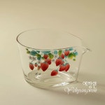 [다도 다기] 예향원 핸드메이드 수정유리 딸기넝쿨 공도배 숙우 8종 P-8249 : 예향원