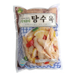 국내산돈육 지키미탕수육1kg 분식 간식 대용량 가정용 업소용 : 더오봉