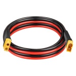 10AWG 5FT XT60 연장 케이블 2 3 5 10 15 20 25 30 35 40 50 75 100FT 휴대용 발전소 태양광 패널 RC 배터리용 암수 커넥터 1FT... 