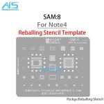 Amaoe SAM8 BGA 리볼링 스텐실 삼성 노트 4 APQ8084 CPU BGA259 EMCP RAM 전원 와이파이 IC 칩 스틸 메쉬 : 빅원물류