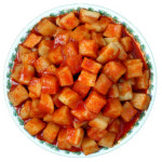 중국산 깍두기 김치 10kg 중국 수입 아삭한 맛 돼지국밥 곰탕 설렁탕집 업소용 가정용 기본박스 : 일등푸드몰