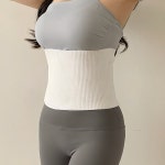 독일산 얇은 허리보호대 약국 산후 뱃살 슬림 허리 복대 온도조절 보호대 : 지한아이씨