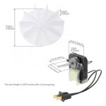 범용 욕실 CFM 50 C0157 키트 환기 3000 교체 전기 SM550 모터 120V : store99999