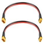 10AWG 1FT 2PCS XT60 연장 케이블 2 3 5 10 15 20 25 30 35 40 50 75 100FT 휴대용 발전소 태양광 패널 RC 배터리용 암수 커넥터... 