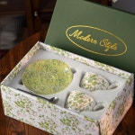 다도 찻잔세트 집들이선물 녹색 신선한 정원 스타일 레트로 그린 커피 컵 상자 머그 애프터 : 플렉스명품몰