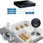 TRENDNet 8포트 10G 레이어 2 관리 SFP 스위치, TL2-F7080, 포트 8개, 웹 기반 관리, NDAA TAA 호환, 160Gbps, 허브, 이더넷 스플리터... 