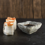 홍화 일식 도자기 단 초장기 접시 1p 식당 가정 다용도 앞접시 소스 그릇 : 체리쉬 키친