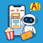 롯데시네마 메가박스 CGV 영화 예매 티켓 24시간 초스피드 실시간 할인 예매권 취소가능 : 무비에이아이