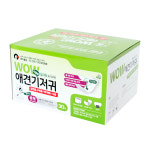 와우 일자형 속기저귀 중형 30매 강아지 배변훈련 암컷용 수컷용 : 김동동