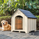 PD러브펫츠 독 캣 더 빌리지 대형 주택 하우스 강아지 동굴 숨숨집 지붕 실내 야외 개집 : 러브펫츠