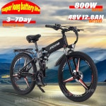 남성용 산악 전기 성인 도시 얇은 48V 800W R3 JIN 통근자 모터 12 자전거 R3 800W 12.8AH : 핸디루트