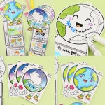 지구의날 환경교육 지구 사랑 실천 북아트 카드 만들기 어린이 초등학생 센터 미술 4인 세트 : 킴벌리shop