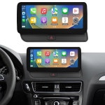 NINTEOM 12.3인치 터치스크린 무선 카플레이 안드로이드 오토 멀티미디어 카 라디오 수신기, Audi Q5 및 MMI 2G 시스템(2009-2017)... 