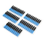 무진상사광 통신 전자 부품50Pcs 블루 SC UPC C 광섬유 고속 커넥터 어댑터 : 무진상사