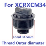SR SUNTOUR XCR 32MM 포크 댐핑 튜브 프론트 다이얼 조정 스탠치온 32 노브 34MM XCM 프리로드 For XCR XCM 32 : 오마이 딜