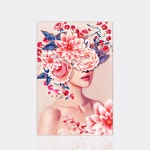 수재샵 보석십자수 꽃모자쓴여인 3D전체도안 40X60cm 라운드+AB큐빅 DIY 비즈십자수 : 보석십자수수재샵대구지점