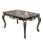 엔틱 식탁세트 유럽풍 클래식 의자세트 젠틱가구 식탁 빈티지 대리석 다이닝 카페 테이블 아이보리 둥근 등받이 의자 : 글로리샵55