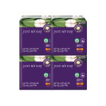 저스트마이데이 롱 팬티라이너 4팩 유기농생리대 SAP FREE 순면흡수체 : 올프리