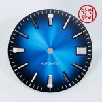 28.5mm 선버스트 다이얼 모드 화이트 쉐이드 인덱스 Blus Luminous Sliver Markers 시계 NH35/36/4R/6R/7s 무브먼트 액세서리... 