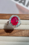 천연 루비반지 보석반지 소뇨 11x9사이즈 : precioso