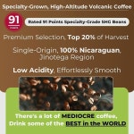 리치 로스팅 포인트 다이렉트 91 커피 소량 단일 볼드 산타 100 16온스 2014 SHG 원산지 니카라과 통콩 다크 인텐스 화산 로스트 : MAAYHO02