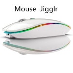 RGB 듀얼 모드 가상 마우스 절전 자동 커서 이동 PC 잠금화면 이동기의 떨림 방지 흰색 : 루세스몰
