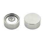 라운드 금속 스피릿 버블 레벨 직경 17mm 플랫 Nivel 워터 비드 측정 셀 1PCS : 비투시스템