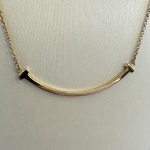 티파니 T스마일 팬던트 18K목걸이 스몰 로즈골드 : 노블 코드