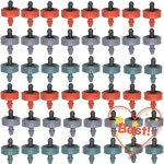 100% 호환 20PCS 2L 4L 8L/H 압력 보상 도저 4/7 호스 펀처 농업 정원 잔디 관개 시스템 꾸준한 흐름 : 조우PICK