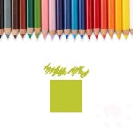 삼안 색연필 PC1005 라임필 1개 스케치색연필 드로잉펜 : 삼안산업