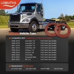 로비우티야 화물선 1/4 턴 연료 캡 03-37017-000 03-37017-002 0337017000 0337017002 3 1/2 직경 2팩 탱크 개스킷 O-링 : 사고또샵