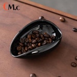 Leeseph 커피 콩 도징 컵 및 스푼 세트, 세라믹 베셀 측정 트레이 또는 차, 에스프레소 액세서리 : 씨엠-컴퍼니