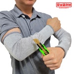 모닝글러브 테라컷 암가드 28cm 베임방지토시 CUT 안전 작업 잘림 절단 방검 1켤레 : 코팅장갑