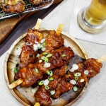 수제 순살닭꼬치 닭다리살 미니 닭꼬치 숯불 캠핑 땡초 70g x 10개 : 빠샤 수제닭꼬치