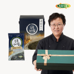 옥화식품 전통 수제 옥돌 구이 도시락김 5g 40개 60개 선물 세트 들기름 : 옥화식품-옥돌구이김