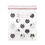 일본 니토리 NITORI 고양이 지퍼백 25매 : 휴니젠