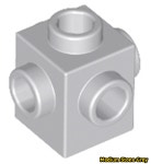 레고 브릭 4면 스터드 Brick 1 x 1 with Studs on 4 Sides 4733 Medium Stone Grey 연회색 : 아이엠브릭